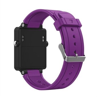 Silikon Smart Watch-erstatningsrem for Garmin Vivoactive Acetate - Lilla