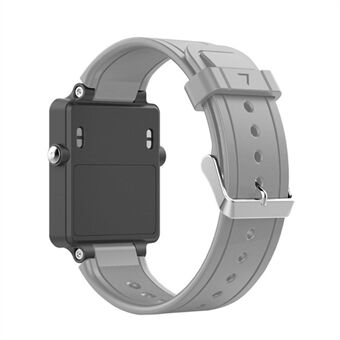 Silikon Smart Watch-erstatningsrem for Garmin Vivoactive Acetate - Grå