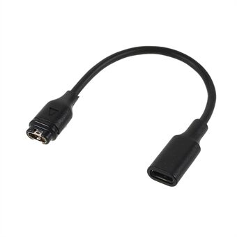 USB-C hunn hurtigladende datakabel strømledning for Garmin Fenix ​​​​6/6S/6X/5/5S/5X / Forerunner 945 LTE / Forerunner 158 / Venu 2 / Venu 2S