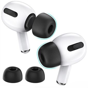 AHASTYLE WG28 1 par øretelefonhetter for Apple AirPods Pro / Pro 2 Memory Foam Erstatning ørepropper Tips, størrelse: L