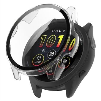 For Garmin Forerunner 265 Smart Watch PC Watch Case med herdet glass skjermbeskytter