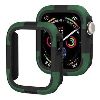 For Apple Watch Series 8/7 41 mm klokkeramme beskyttelsesveske TPU+PC støtsikkert deksel