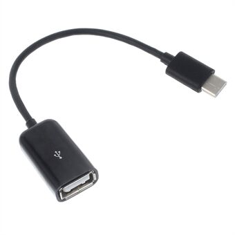 USB 3.1 Type-C hann til USB 2.0 A kvinnelig OTG-kabel
