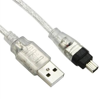 USB Hann til Firewire IEEE 1394 4 Pins - Hann iLink Adapter Ledningskabel for Sony DCR-TRV75E DV (FW-037)