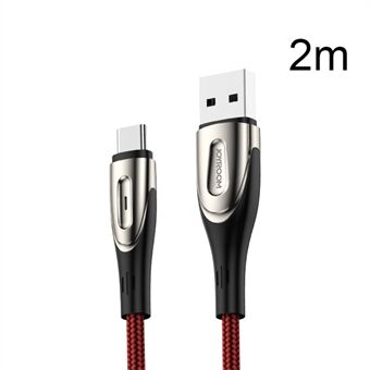 JOYROOM Sharp Series Nylonflettet Type-C USB Data Sync Ladekabel 2m for Samsung Huawei Xiaomi