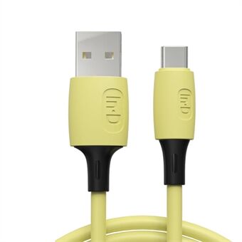 ENKAY 3A USB til Type-C hurtigladende silikonkabel Dataledning 1,8m