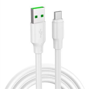 PINZUN PX-10 1m 6A USB til Type-C-kabel 6A hurtiglading dataoverføringslinje for Huawei, Sony, Xiaomi