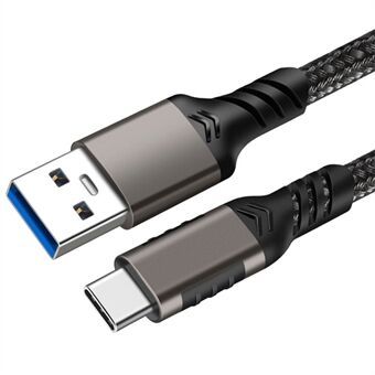 0,5 m USB 3.2 10 Gbps-kabel USB til Type-C-ledning SSD-harddisktilkoblingsledning 3A 60W QC 3.0 Hurtiglading