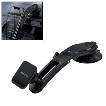 YESIDO C107 Biltelefonfeste Magnetisk 360 ° roterbar telefonholder Dashboard Stand