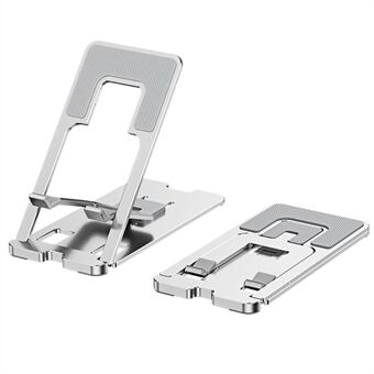 Universal aluminiumslegering sammenleggbar mobiltelefon nettbrettholder Desktop mobiltelefon brakett Stand