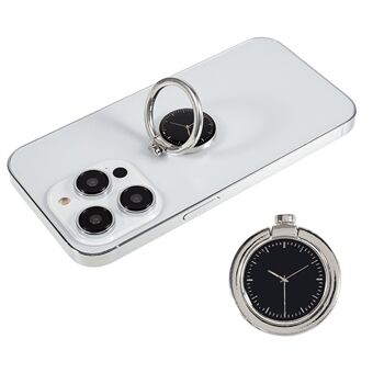 Tidsskjema klokkeholder rotasjonsring grep ringbrakett telefonringholder kompatibel med forskjellige smarttelefoner.