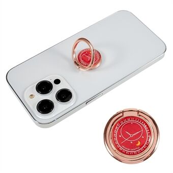 Kompass Design Mobiltelefon Ringholder Fingerstativ Støttebein Metallgrep Holder