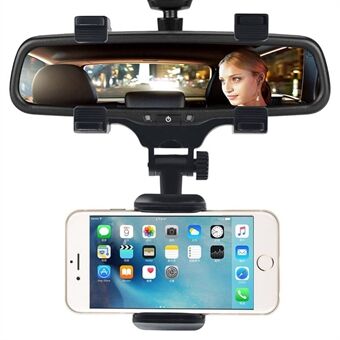 Universal bilholder for bakspeilmontering for iPhone Samsung Huawei GPS-smarttelefoner