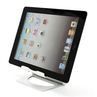 Stand i solid aluminium for Apple iPad / Tablet PC / Mobiltelefon - Sølvfarge