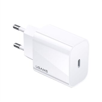 USAMS US-CC T34 PD Quick Charge Reiselader 20W - EU-plugg