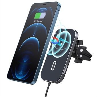 CHOETECH T200-F 15W Magnetic Wireless Charger Bracket Air Vent Clip Mount Car Phone Holder