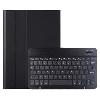 A08 Ultratynn Bluetooth-tastatur-lærveske med magnetlås for Samsung Galaxy Tab A 8.0 2021 (SM-X205/X200)