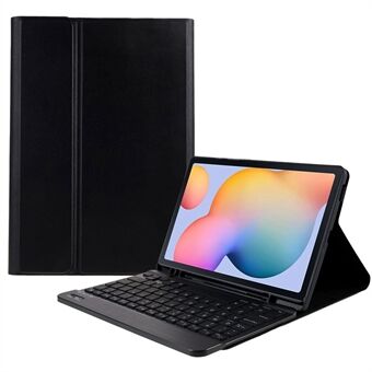 SK-P610D For Samsung Galaxy Tab S6 Lite (SM-P610) Fargerikt bakgrunnsbelyst Bluetooth-tastatur med PU Leather Anti