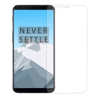 For OnePlus 5T mobil skjermbeskytter for herdet glass beskyttelsesfilm (Arc Edge)