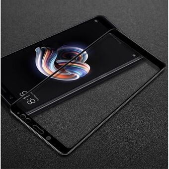 IMAK Full Coverage Anti-explosion Tempered Glass Screen Protector Film for Xiaomi Redmi Note 5 Pro (Dual Camera) / Redmi Note 5 (Kina) - Svart