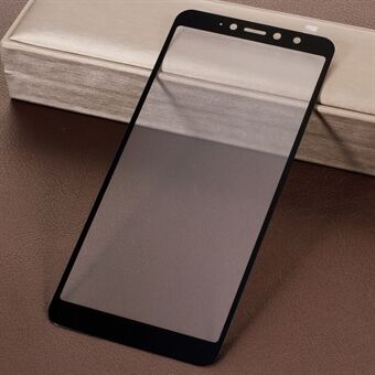 For Xiaomi Redmi S2 / Y2 Silketrykk Fullskjermsbeskyttende film for herdet glass - svart