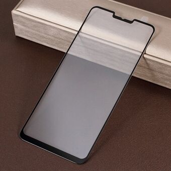 RURIHAI 0.26mm 3D galvanisert Edge vakuum belegg herdet glass full størrelse skjermbeskyttelsesfilm til LG G7 ThinQ - svart