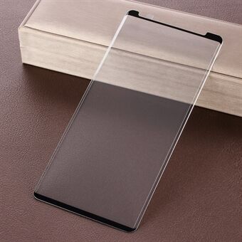 Skjermbeskyttelsesfilm i full størrelse herdet glass (åpning på toppen) for Samsung Galaxy Note9