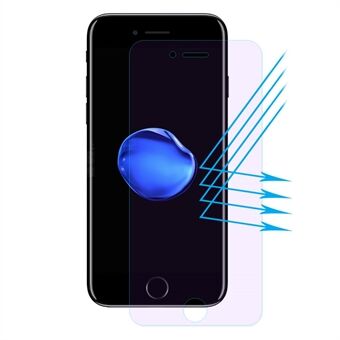 HAT Prince for iPhone 7/8 4,7 tommer Anti-blue-ray 0,26 mm 2,5D Arc Edge 9H Skjermbeskytter i herdet glass