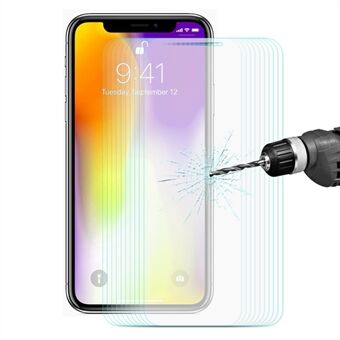 ENKAY 10 STK / Sett 0,26 mm 9H 2,5D Arc Edge Herdet glass skjermbeskyttere for iPhone (2019) 6,5 "/ XS Max 6,5 tommer