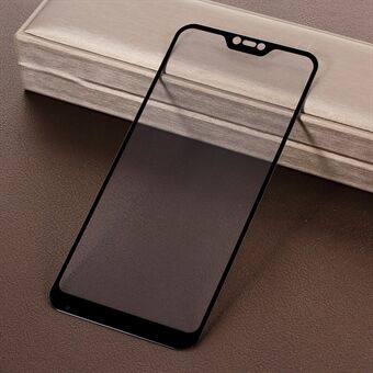 Full dekning silketrykk Skjermbeskyttelsesfilm i herdet glass til Xiaomi Mi A2 Lite / Redmi 6 Pro