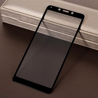 Full dekning silketrykk Skjermbeskyttelsesfilm i herdet glass til Xiaomi Redmi 6 / Redmi 6A