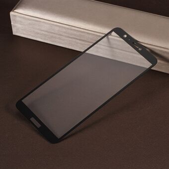 5D buet skjermbeskytter i full størrelse herdet glass for Huawei P Smart / Enjoy 7S - Svart