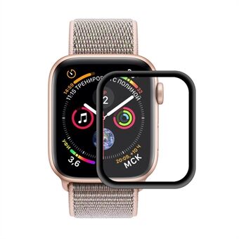 HAT Prince for Apple Watch Series 5 4 40 mm 0,2 mm 9H 3D aluminiumslegering Edge herdet glass [Scratch] [Anti-ripe ]