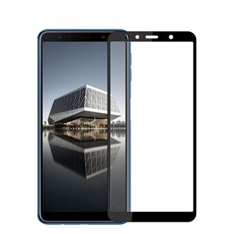 MOFI 2.5D 9H Skjermbeskytter i full størrelse herdet glass til Samsung Galaxy A7 (2018) - Svart