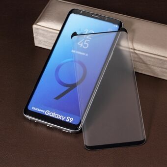 RURIHAI 3D buet herdet glass skjermbeskyttelsesfilm for Samsung Galaxy S9 SM-G960 (sakvennlig)