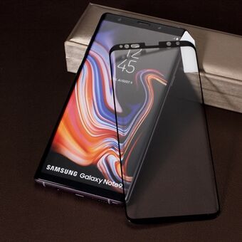 RURIHAI for Samsung Galaxy Note9 N960 [3D Buet Full Lim Full Cover] Skjermbeskytter i Herdet Glass 0.26mm - Svart