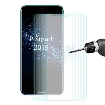 10 STK ENKAY 0,26 mm 9H 2,5D Arc Edge Eksplosjonssikret skjermbeskyttelsesfilmer i herdet glass for Huawei Huawei Honor 10 Lite / P Smart (2019)