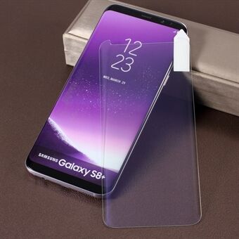 RURIHAI 3D Full Lim UV Liquid [Purple Light] Skjermbeskyttelsesfilm i herdet glass til Samsung Galaxy S8 Plus
