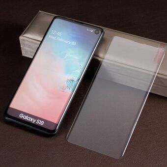 3D full dekning UV flytende herdet glass skjermbeskytter + UV lampe til Samsung Galaxy S10