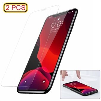 BASEUS 2Pcs/Set 0.15mm Secondary Hardening Full-glass Tempered Glass Film for iPhone 11 Pro Max 6.5 inch (2019) / XS Max