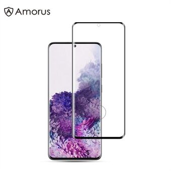 AMORUS for Samsung Galaxy S20 Plus 3D Curved Full Tempered Glass Phone Screen Protector