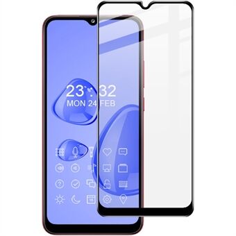 IMAK Pro + Full Coverage Tempered Glass Film for Samsung Galaxy A02s (166.5x75.9x9.2mm) Skjermbeskytter