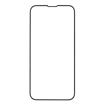 RURIHAI for iPhone 13 6,1 tommers full lim i full størrelse solid forsvar herdet glass skjermbeskytter 9H 0,26 mm 2,5D buefilm