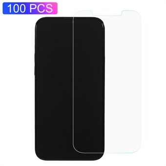 100 stk / pakke 0,25 mm Arc Edge Tempered Glass High Transparency Screen Protector Film for iPhone 13 mini 5,4 tommer
