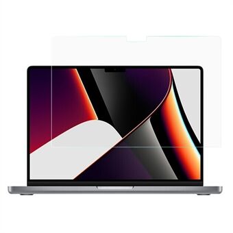 Fullskjerm fulllim 9H Anti Scratch HD klare rette kanter herdet glassfilm for Macbook Pro 14 tommer