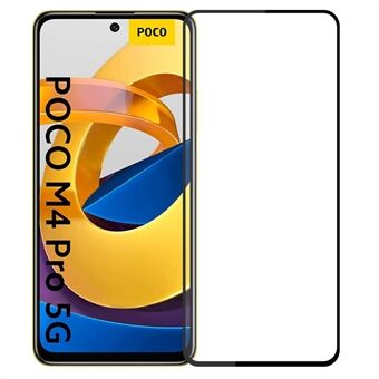 PINWUYO Smooth Touch Anti-eksplosjon full lim Anti-fingeravtrykk 9H fullskjerm herdet glass beskyttelsesfilm for Xiaomi Poco M4 Pro 5G / Redmi Note 11 5G