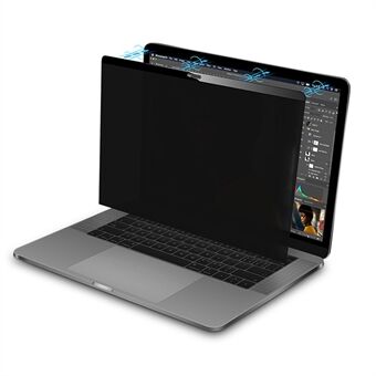 For MacBook Pro 16 tommer (2021) (A2485) / 16 tommer (2023) (A2780) Anti-Peep-skjermbeskytter for bærbar PC, magnetisk avtakbar Gjenbrukbar bærbar datamaskin med full dekning herdet glassfilm