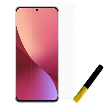 For Xiaomi 12 5G/12X 5G/12S 5G UV Liquid Sensitive Touch Buet eksplosjonssikker skjermfilmbeskytter i herdet glass med full dekning