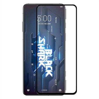HAT Prince Skjermfilm for Xiaomi Black Shark 5 / Black Shark 5 Pro, 0,26 mm 2,5D Arc Edge HD Heldekkende 9H Full Lim Sensitive Touch Anti Scratch i herdet glass