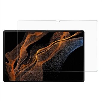 For Samsung Galaxy Tab S8 Ultra HD Klart herdet glassfilm 0,3 mm Arc Edge Full Cover Slagbeskyttelse Anti-eksplosjon Anti-fingeravtrykk skjermbeskytter